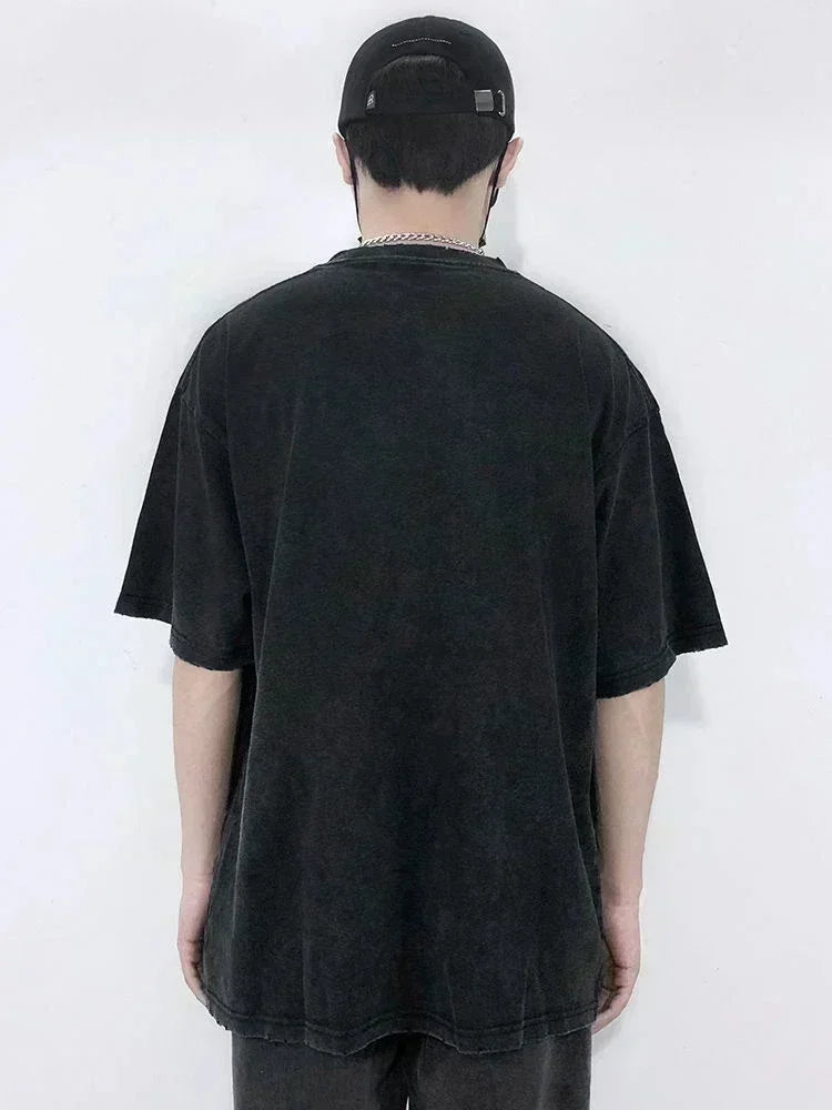 Demon Slayer Rengoku Flame Hashira Anime T-Shirt flat lay breathable cotton casual anime tee