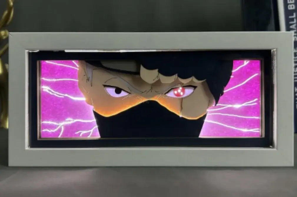 Naruto Uchiha Sasuke 3D Anime LED Light Box illuminated warm glow anime desk lamp decoration