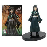 High-quality Demon Slayer Figures featuring Tanjiro Kamado, Nezuko, Zenitsu, and Inosuke in dynamic action poses for anime collection.