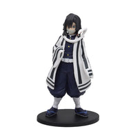 A high-quality Demon Slayer Action Figure PVC model collection featuring Kamado Tanjirou, Agatsuma Zenitsu, and Nezuko in dynamic warrior poses.