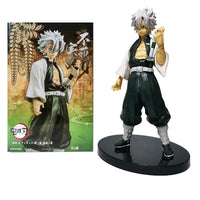 High-quality Demon Slayer Figures featuring Tanjiro Kamado, Nezuko, Zenitsu, and Inosuke in dynamic action poses for anime collection.
