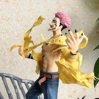High-quality Jujutsu Kaisen Figures PVC model statues featuring Satoru Gojo, Itadori Yuji, and Ryomen Sukuna for desktop decoration.
