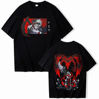 An oversized Black Clover Asta T-Shirt featuring a dynamic hip hop style anime graphic of Asta for men and women.