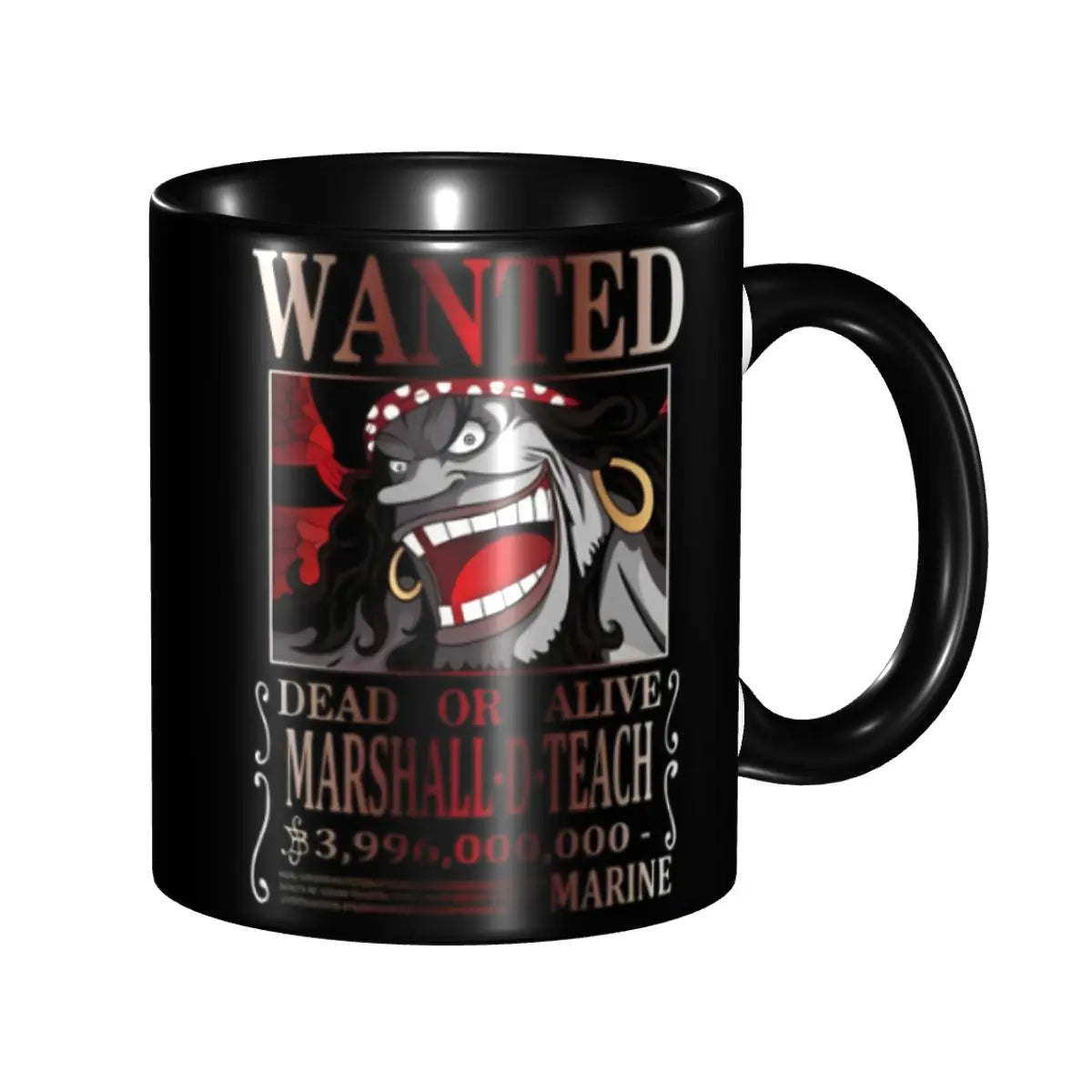 A cute Monkey D. Luffy Gear Fifth Mug featuring the Sun God Nika anime character, designed as a durable water cup gift for kids.