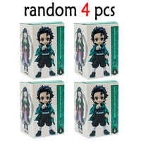 Demon Slayer Tanjiro Nezuko Blind Box PVC Figure Bandai 10cm statue ornament birthday Christmas gift