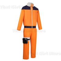 Naruto Uzumaki Orange Cosplay Costume | Genin Outfit