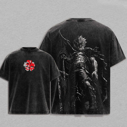Asta Black Clover Manga T-Shirt | Vintage Harajuku Tee