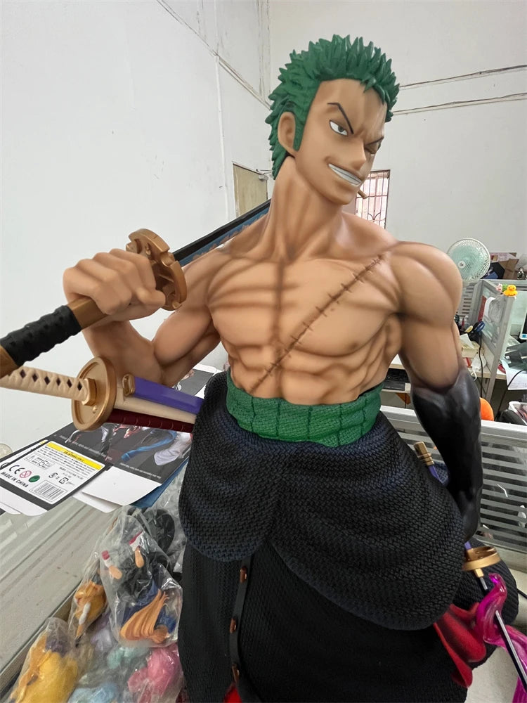 Zoro Five-Headed Eagle Large Collectible Statue 50CM One Piece domineering anime figure gift