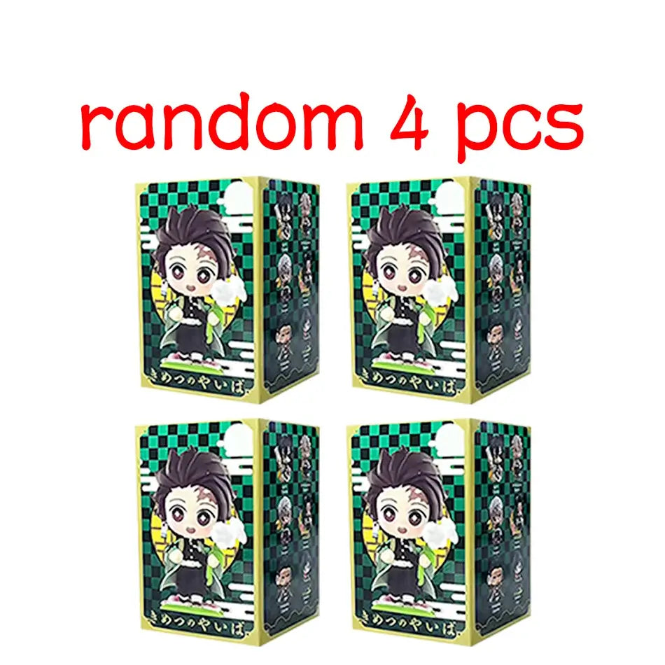 Demon Slayer Tanjiro Nezuko Blind Box Figure anime cartoon statue ornament surprise gift