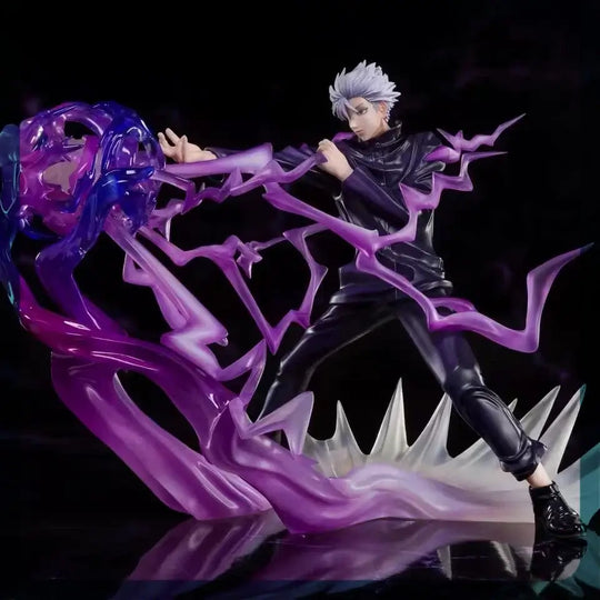 High-quality Jujutsu Kaisen Figures PVC model statues featuring Satoru Gojo, Itadori Yuji, and Ryomen Sukuna for desktop decoration.