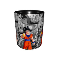 A colorful Dragon Ball Gift Mug featuring cartoon Goku anime art, designed as a durable water cup and birthday gift for children.