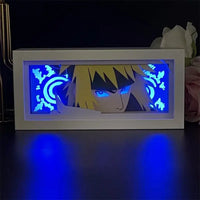 Naruto Uchiha Sasuke 3D Anime LED Light Box illuminated warm glow anime desk lamp decoration