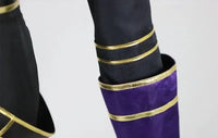 Close-up of Eminence in Shadow Cid Kagenou Cosplay Costume cloak cape detail polyester quality