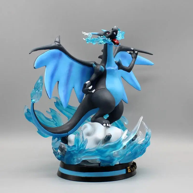 Detailed Pokemon Anime Figures made of PVC, featuring luminous Charizard, Gengar, and Eevee designs for collectors and home decoration.