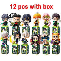 Demon Slayer Tanjiro Nezuko Blind Box Figure anime cartoon statue ornament surprise gift