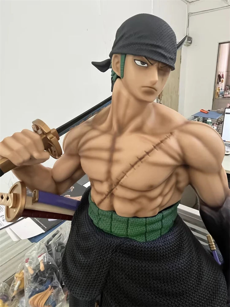 Zoro Five-Headed Eagle Large Collectible Statue 50CM One Piece domineering anime figure gift