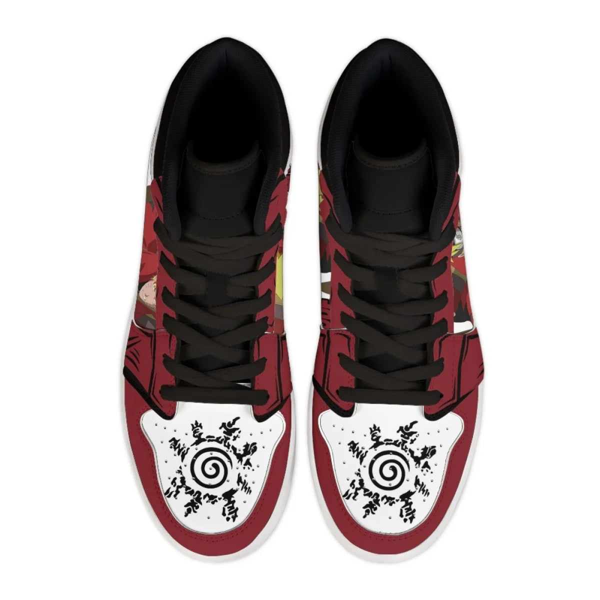 Naruto Anime High Top PU Leather Sneakers cartoon street sport basketball gift men women