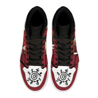 Naruto Anime High Top PU Leather Sneakers cartoon street sport basketball gift men women