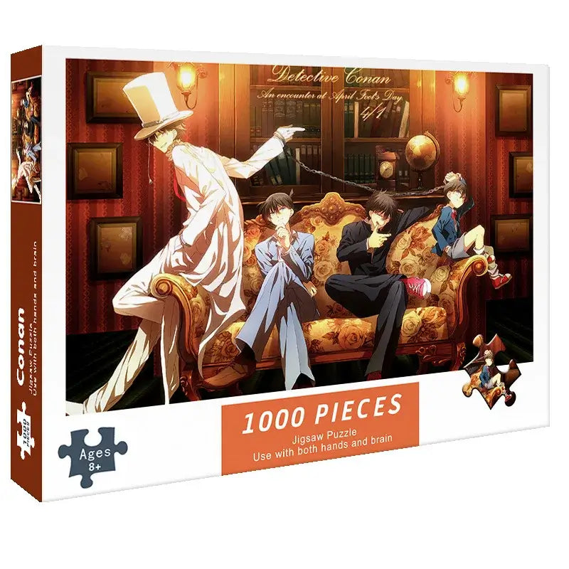 Japanese Anime Puzzle 1000 piece stress relief toy for adults and kids featuring vibrant anime-inspired artwork