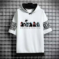Solo Leveling Anime Graphic T-Shirt Korean Fashion black manga short sleeve men breathable