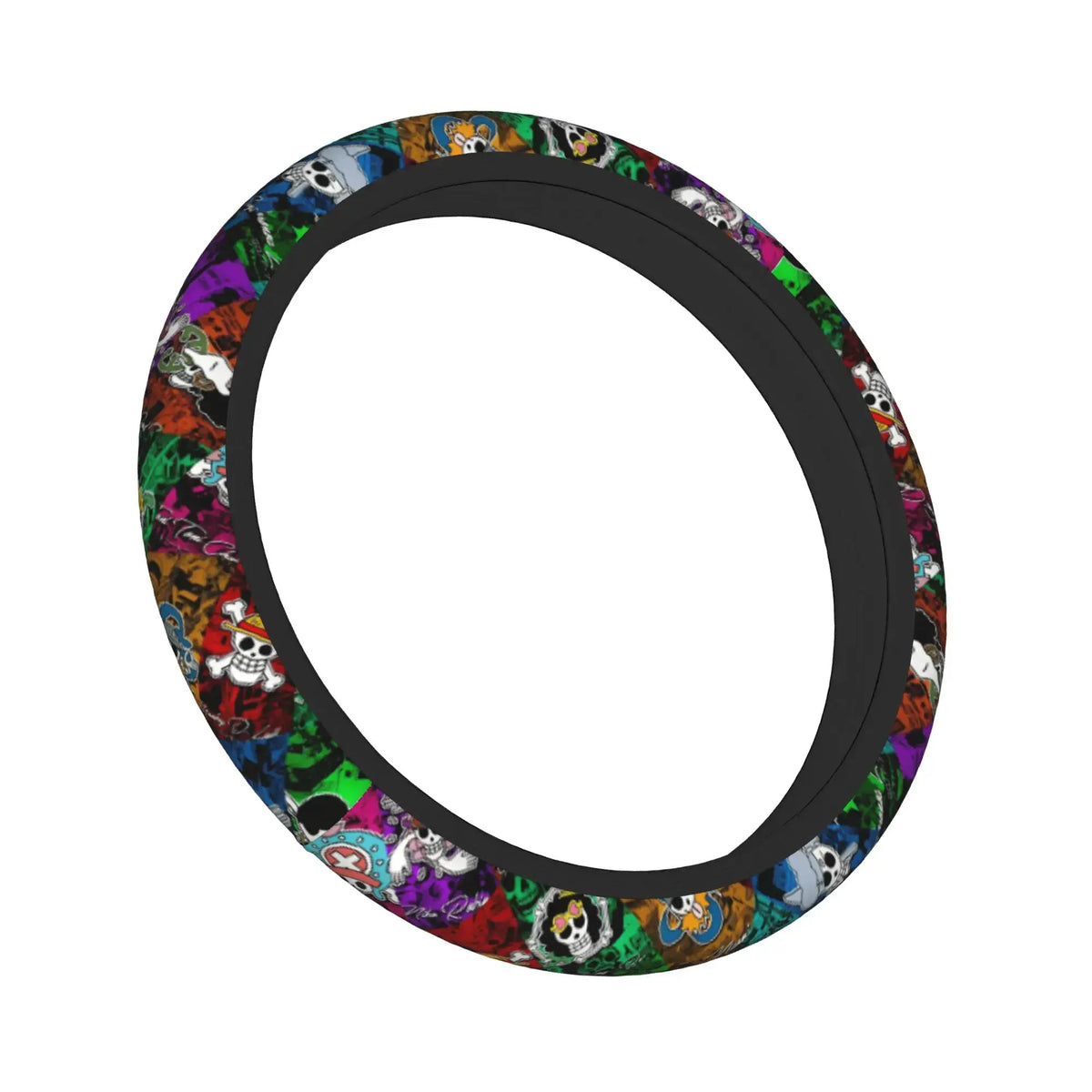 One Piece Luffy Anime Steering Wheel Cover soft elastic 37-38cm car decoration accessory