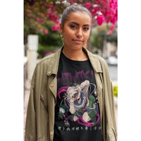 A high-quality Himiko Toga Shirt featuring a manga graphic of the My Hero Academia villain, designed as an anime cosplay tee for all sizes.