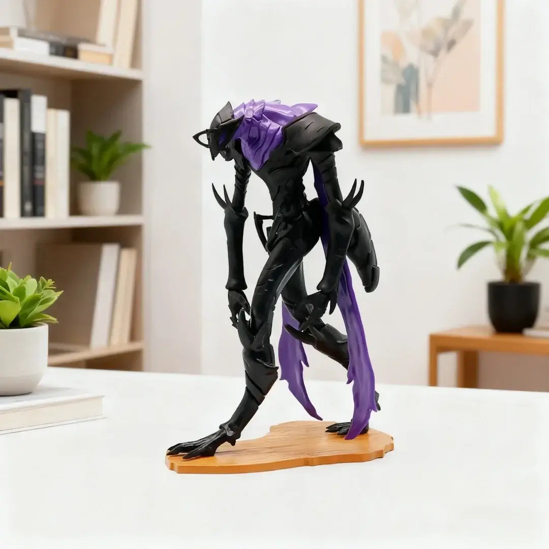 A detailed Solo Leveling Beru Figure made of PVC, featuring the Shadow Ant King in a dynamic battle pose for home decoration.