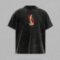 Inuyasha Vintage Washed Oversized T-Shirt | Y2K Anime Tee