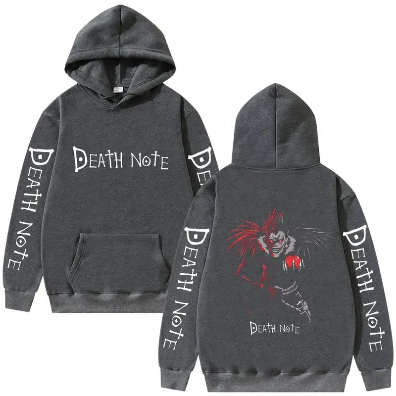 Death Note Ryuk Vintage Oversized Hoodie | Fleece Streetwear