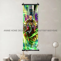 High-quality Dragon Ball Posters wall art scroll featuring Anime figures Goku, Vegeta, and Frieza for home decoration.