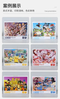 Japanese Anime Naruto Whirlpool Puzzle 1000 piece stress relieving jigsaw puzzle for adults and children