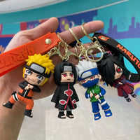 Naruto Kakashi Anime Character Keychain cartoon pendant bag car key decoration fan gift