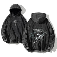 Hunter x Hunter Vintage Washed Manga Hoodie | Fleece Pullover