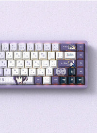 Miyu 129-Key OEM PBT Translucent Keycaps side-engraved 5-side thermal sublimation custom mechanical keyboard
