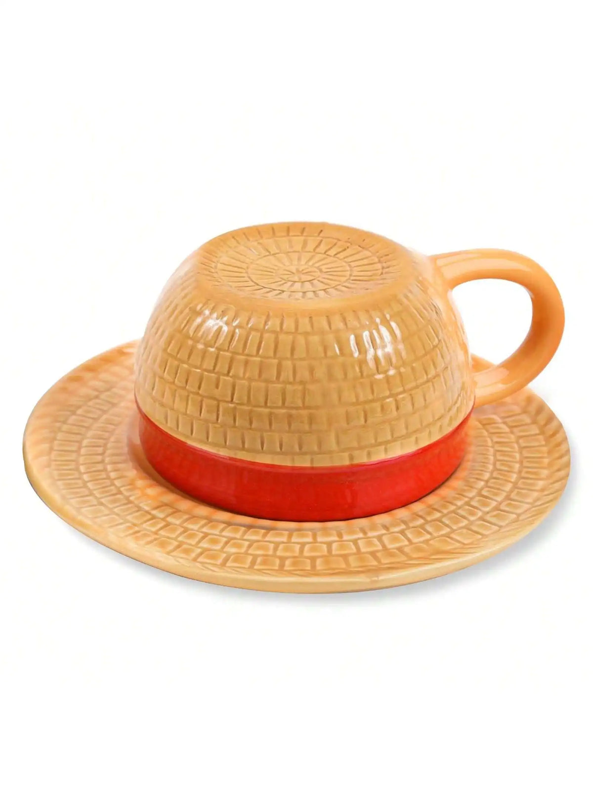 Luffy Ace Sabo Chopper Mug One Piece Ceramic in use on desk anime home decor coffee tea gift display
