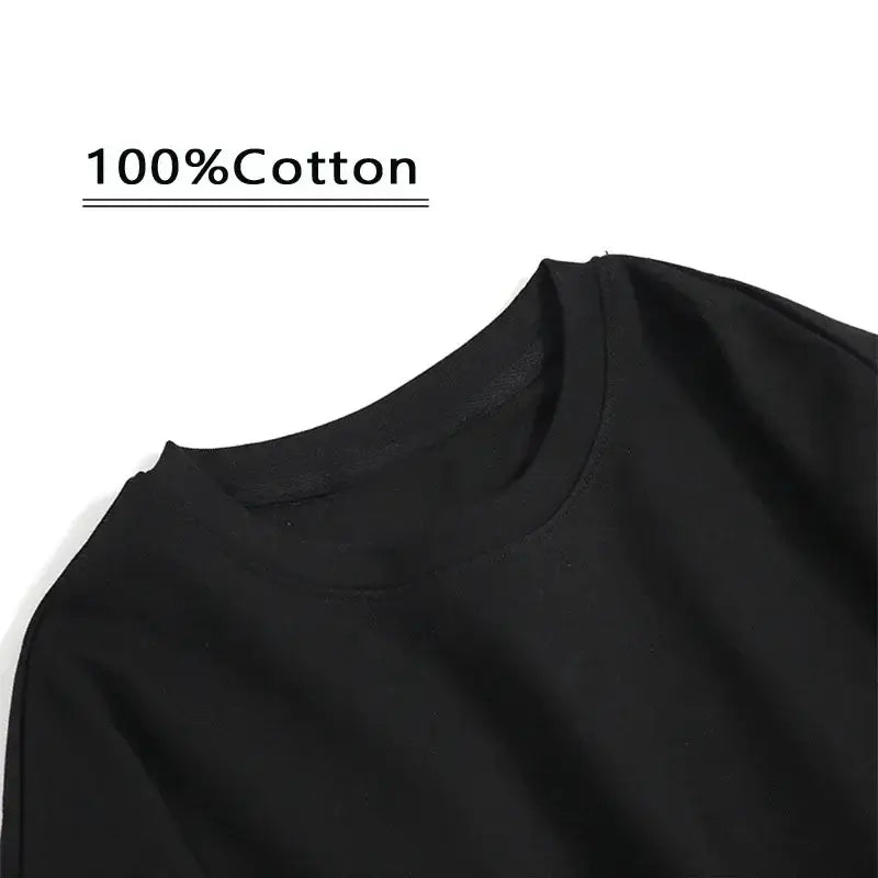 Close-up of Kokushibo Demon Slayer Breathable Anime T-Shirt Kokushibo print cotton fabric detail