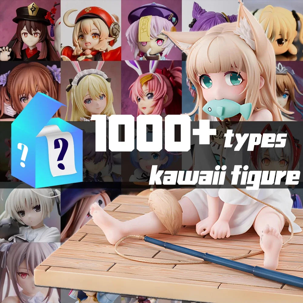 Anime Figure Mystery Blind Box sealed anime gift box Dragon Ball One Piece Demon Slayer PVC toy