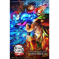 High-quality Demon Slayer Infinity Castle Poster printed on durable canvas, featuring the 2025 Movie Arc and Hashira battle wall art.