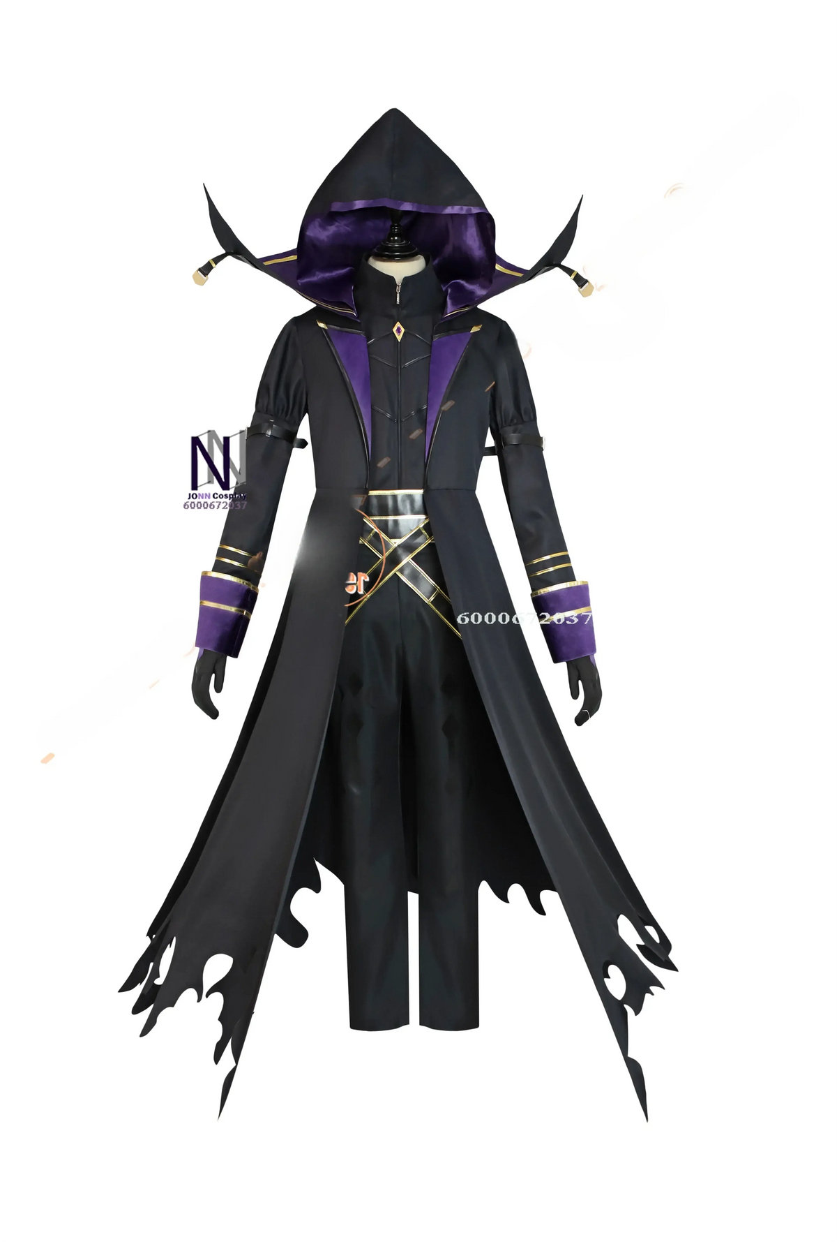 Eminence in Shadow Cid Kagenou Cosplay Costume full set cape top armband pants belt gloves wig