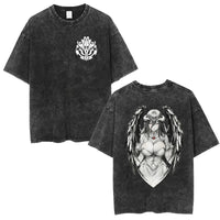 Albedo Overlord Vintage Washed T-Shirt Anime Graphic Tee