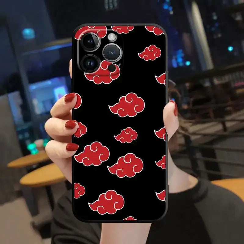 A protective Naruto iPhone Case featuring dynamic anime art, compatible with Apple iPhone 15, 14, 13, 12, 11 and Pro Max models.