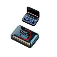 Demon Slayer Tanjiro Nezuko Bluetooth Anime Headset wireless charging sports fitness earbuds