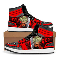 Casual Midoriya Izuku Sneakers featuring green Deku anime print, comfortable flat basketball shoes for men and women.