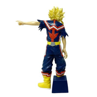 A highly detailed 18cm My Hero Academia Anime Figure made of PVC, featuring action poses of All Might, Deku, and Bakugo for collectors.