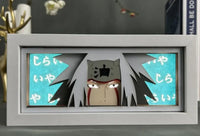 Naruto Uchiha Sasuke 3D Anime LED Light Box illuminated warm glow anime desk lamp decoration