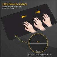 A premium Sasuke Uchiha Mouse Pad featuring an HD print anime graphic, designed as a non-slip rubber gaming desk mat for computer accessories.