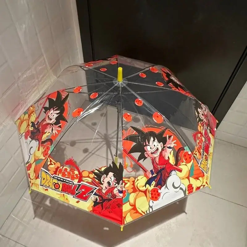 Dragon Ball Goku Folding Transparent Umbrella anime fashion portable accessory men women