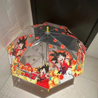 Dragon Ball Goku Folding Transparent Umbrella anime fashion portable accessory men women