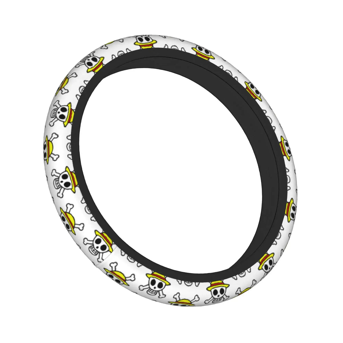 One Piece Luffy Anime Steering Wheel Cover soft elastic 37-38cm car decoration accessory
