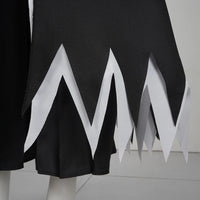 Kurosaki Ichigo Cosplay Costume complete display featuring overcoat, inner vest, pants, and white waist belt.